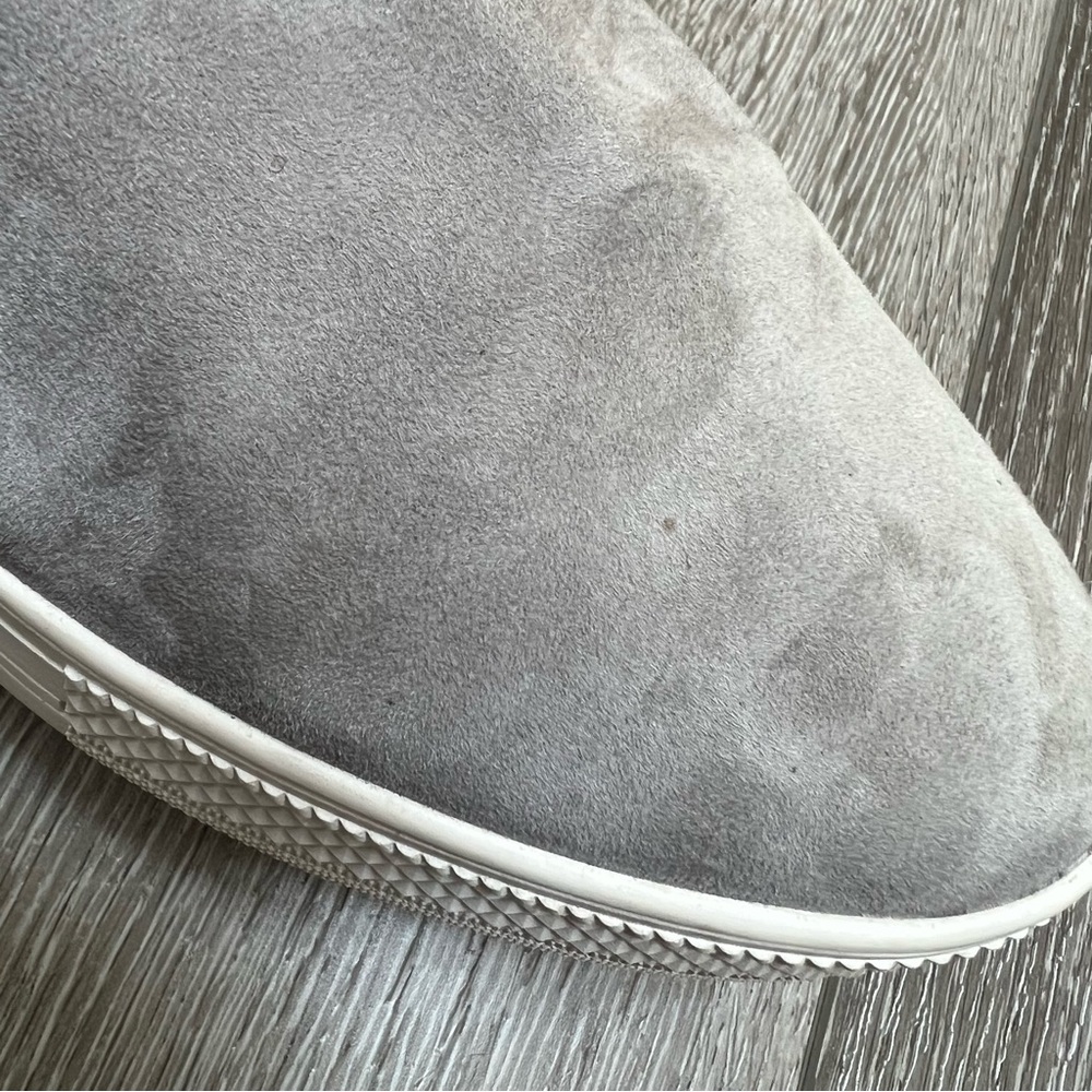 CASLON AUSTIN SUEDE SLIP ON HIDDEN WEDGE SNEAKER GREY 8 - Picture 8 of 11